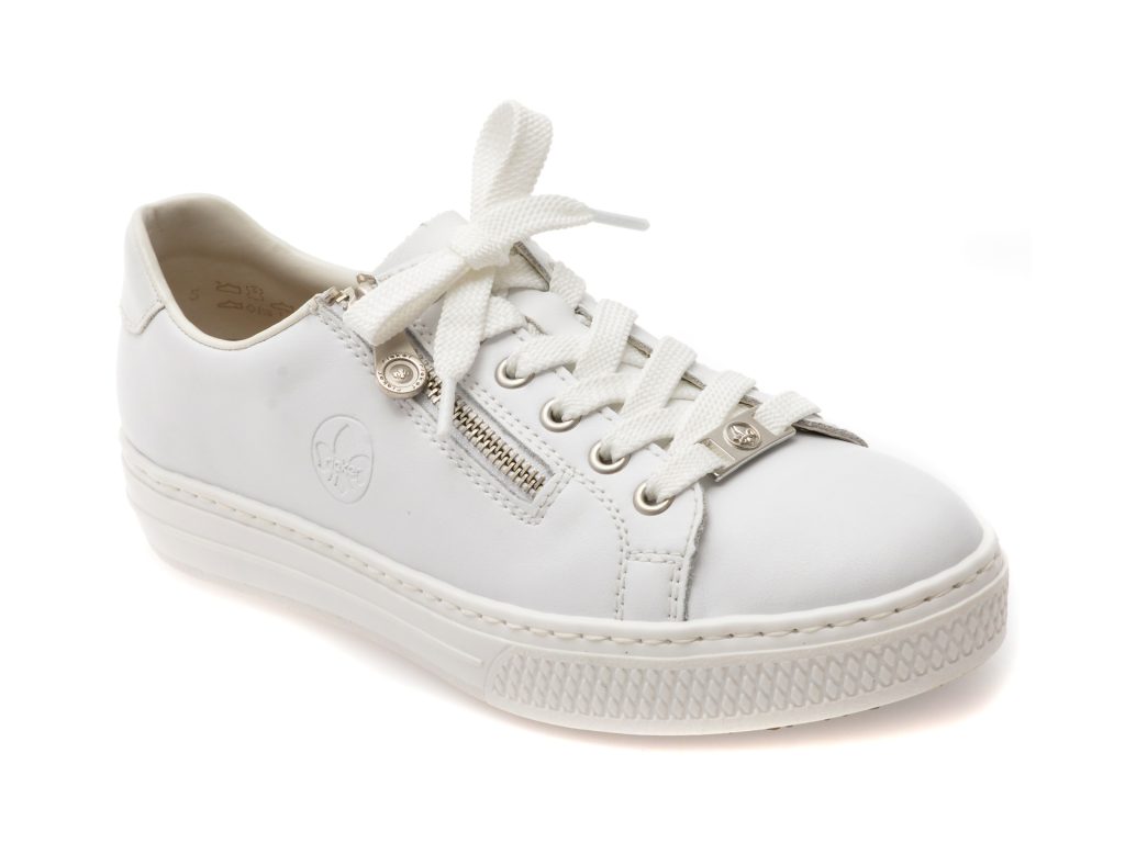 Pantofi sport RIEKER albi
