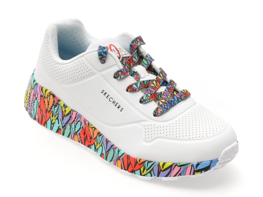 Pantofi sport SKECHERS albi