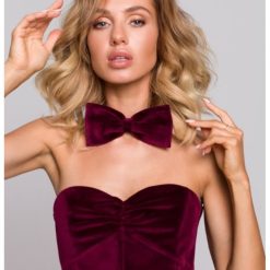 Papion elegant din catifea --FEMEI/GENTI SI ACCESORII/Fulare si esarfe-GENTI SI ACCESORII/Fulare si esarfe