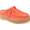 Papuci CLARKS portocalii