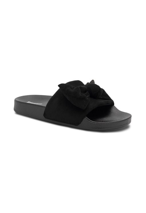 Papuci dama -  501770 - Textil - Negru-FEMEI/INCALTAMINTE/Papuci-INCALTAMINTE/Papuci