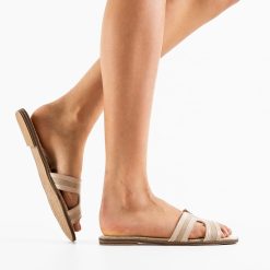 Papuci dama Alani Bej 2