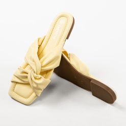 Papuci dama Athena Galbeni 5