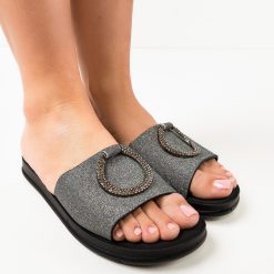 Papuci dama Henri Gri 2