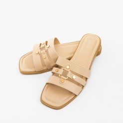 Papuci dama Iulik Bej 4