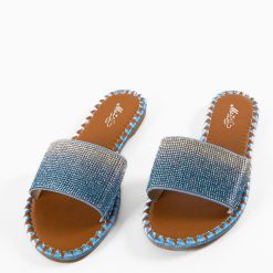 Papuci dama Kalm Albastri 4