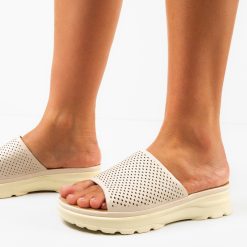 Papuci dama Kankan Bej 1