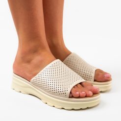 Papuci dama Kankan Bej 2