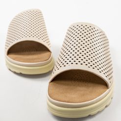 Papuci dama Kankan Bej 4