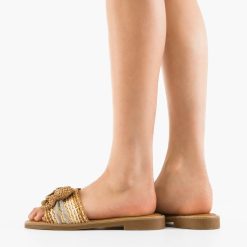 Papuci dama Koral Bej 2