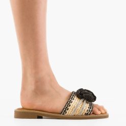 Papuci dama Koral Negri 4