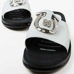 Papuci dama Laurette Gri 3