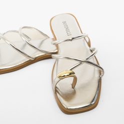 Papuci dama Maddy Argintii 2