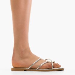 Papuci dama Maddy Argintii 3