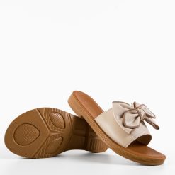 Papuci dama Meike Bej 6