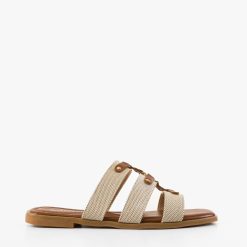 Papuci dama Persik Camel 4