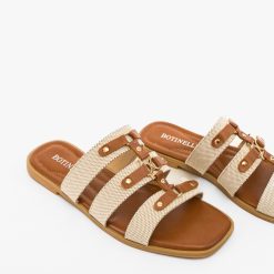 Papuci dama Persik Camel 6