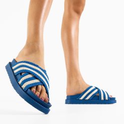 Papuci dama Pratoria Albastri 2