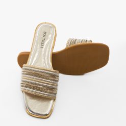 Papuci dama Pyka Argintii 4