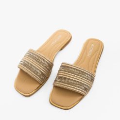 Papuci dama Pyka Bej 2