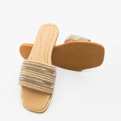 Papuci dama Pyka Bej 4