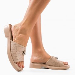 Papuci dama Rufus Bej 2