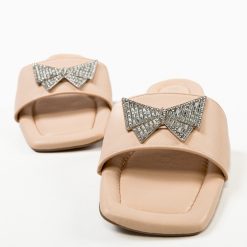 Papuci dama Shadow Bej 3