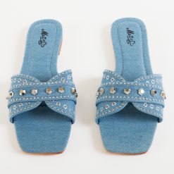 Papuci dama Sydney Albastri 4