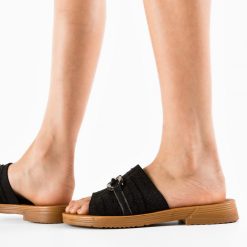 Papuci dama Tabby Negri 3