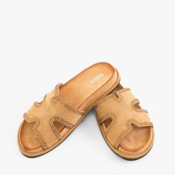 Papuci dama Trestas Camel 4