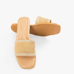 Papuci dama Tynele Bej 4