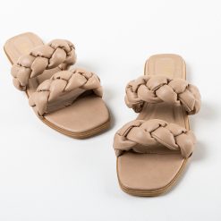 Papuci dama Willis Bej 4