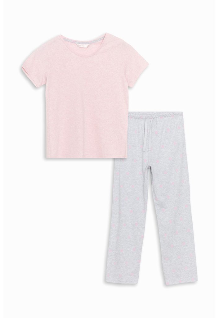 Pijama din amestec de bumbac-FEMEI/IMBRACAMINTE/Pijamale si halate de baie-IMBRACAMINTE/Pijamale si halate de baie
