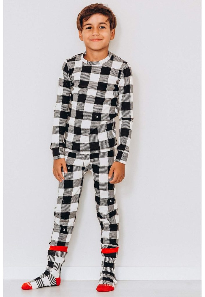 Pijama in carouri-FETE/IMBRACAMINTE/Pijamale si halate de baie-IMBRACAMINTE/Pijamale si halate de baie