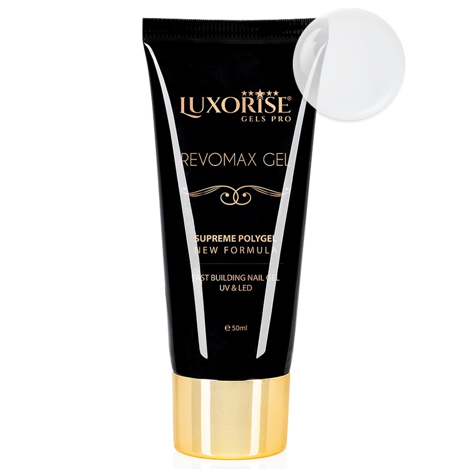 Polygel REVOMAX GEL LUXORISE Ice Clear
