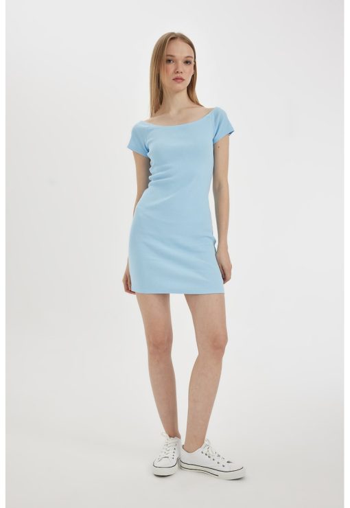 Rochie bodycon mini striata-FEMEI/IMBRACAMINTE/Rochii-IMBRACAMINTE/Rochii