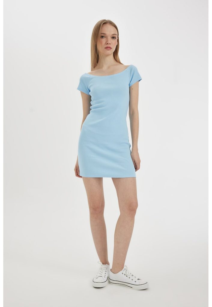 Rochie bodycon mini striata-FEMEI/IMBRACAMINTE/Rochii-IMBRACAMINTE/Rochii