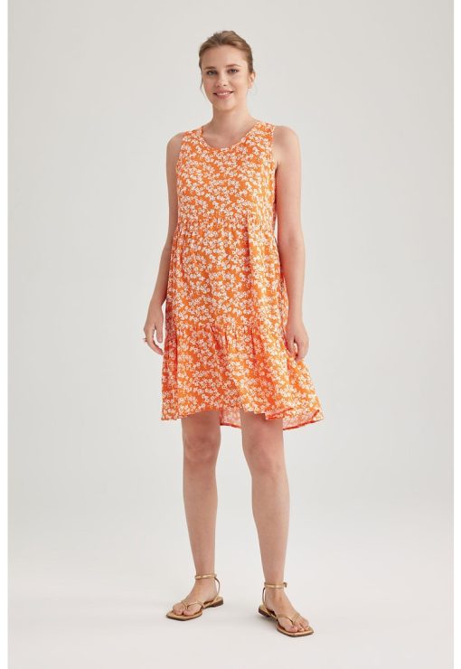 Rochie cu imprimeu floral - pentru gravide-FEMEI/IMBRACAMINTE/Rochii-IMBRACAMINTE/Rochii