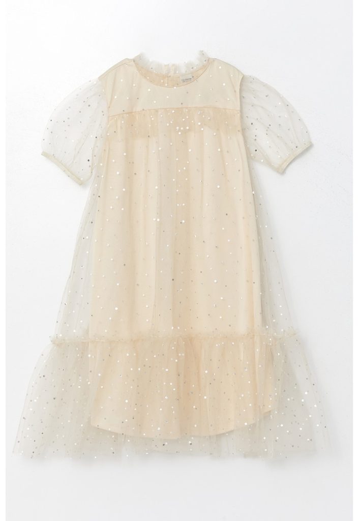 Rochie cu strat exterior din tul-FETE/IMBRACAMINTE/Rochii-IMBRACAMINTE/Rochii