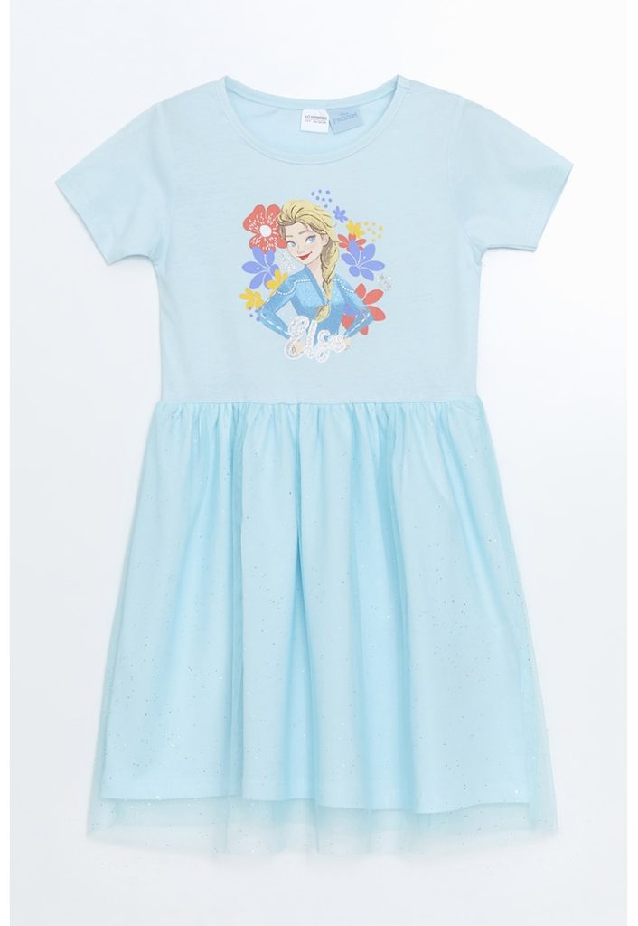 Rochie cu tutu si imprimeu Elsa-FETE/IMBRACAMINTE/Rochii-IMBRACAMINTE/Rochii