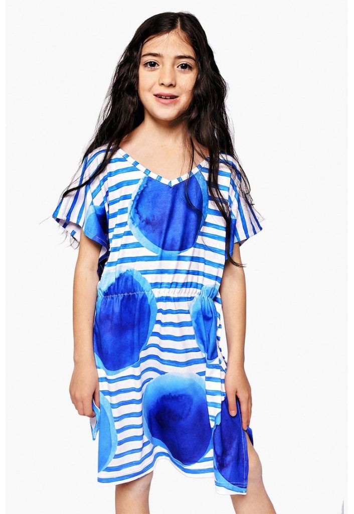 Rochie de plaja cu maneci liliac-FETE/IMBRACAMINTE/Rochii-IMBRACAMINTE/Rochii