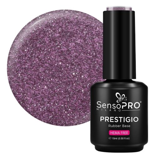 Rubber Base PRESTIGIO SensoPRO Milano - Berry Royale 15ml-Rubber Base > Rubber Base PRESTIGIO 15ml