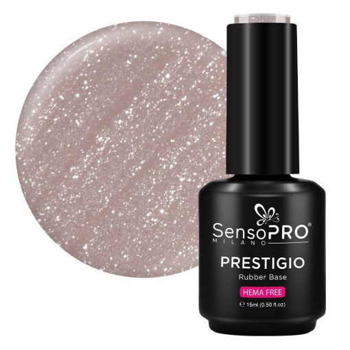 Rubber Base PRESTIGIO SensoPRO Milano - Cinnamon Sugar 15ml-Rubber Base > Rubber Base PRESTIGIO 15ml