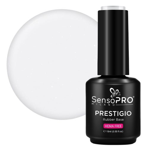 Rubber Base PRESTIGIO SensoPRO Milano - Coconut Kiss 15ml-Rubber Base > Rubber Base PRESTIGIO 15ml