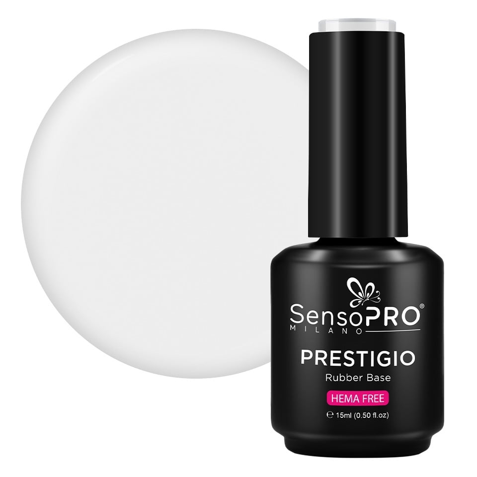 Rubber Base PRESTIGIO SensoPRO Milano - Cotton Kisses 15ml-Rubber Base > Rubber Base PRESTIGIO 15ml