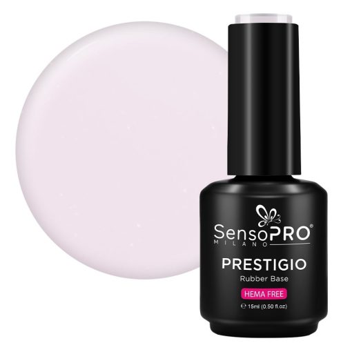 Rubber Base PRESTIGIO SensoPRO Milano - Delicate Rose 15ml-Rubber Base > Rubber Base PRESTIGIO 15ml