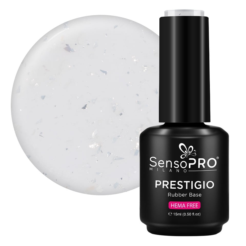 Rubber Base PRESTIGIO SensoPRO Milano - Ice Flirtation 15ml-Rubber Base > Rubber Base PRESTIGIO 15ml