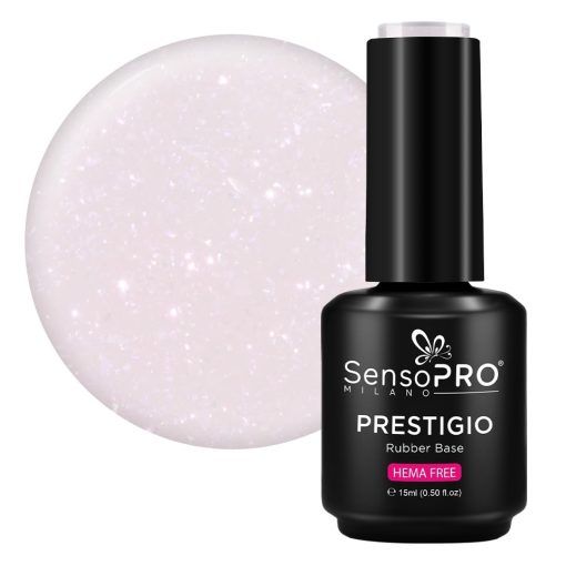 Rubber Base PRESTIGIO SensoPRO Milano - Iridescent Tease 15ml-Rubber Base > Rubber Base PRESTIGIO 15ml
