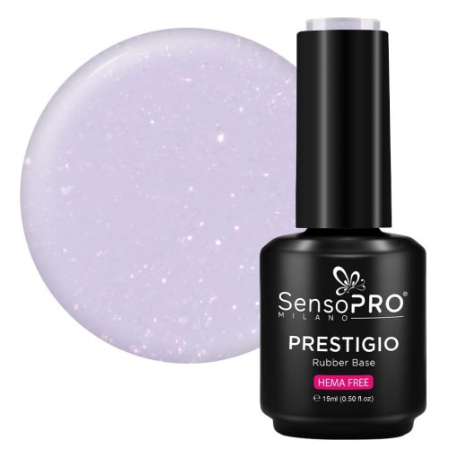 Rubber Base PRESTIGIO SensoPRO Milano - Soft Amethyst 15ml-Rubber Base > Rubber Base PRESTIGIO 15ml