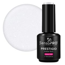 Rubber Base PRESTIGIO SensoPRO Milano - Sparkle Whisper 15ml-Rubber Base > Rubber Base PRESTIGIO 15ml